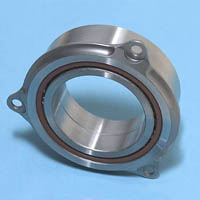 Picture of flanged double row angular contact ball bearing