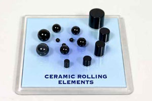 Picture of ceramic balls and roller